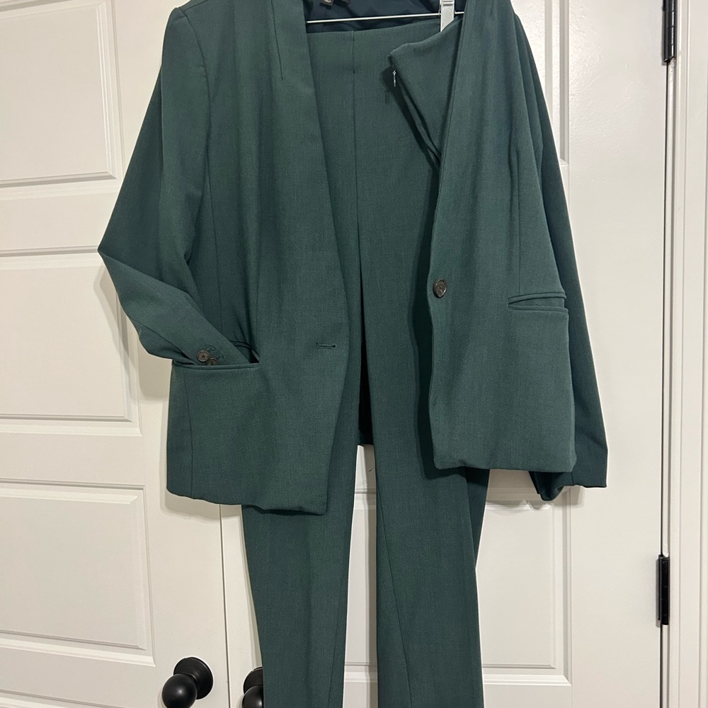 Ann Taylor Forest Green Suit